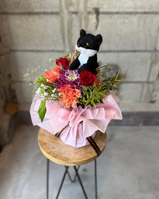 そのままブーケ【 柴男】マスコット 付き🐶