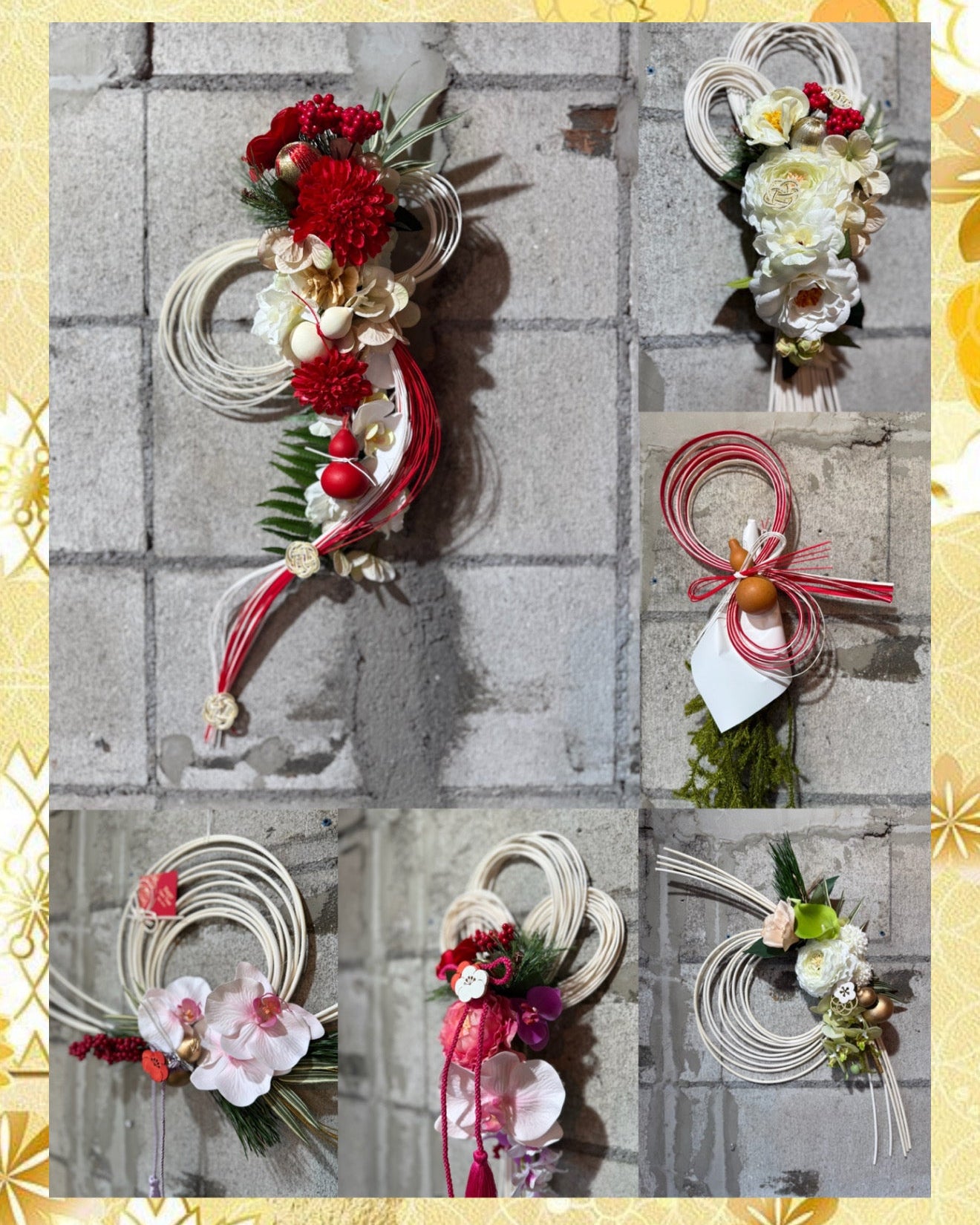 ★造花★【数量限定！！】オーナーチョイスのしめ飾り