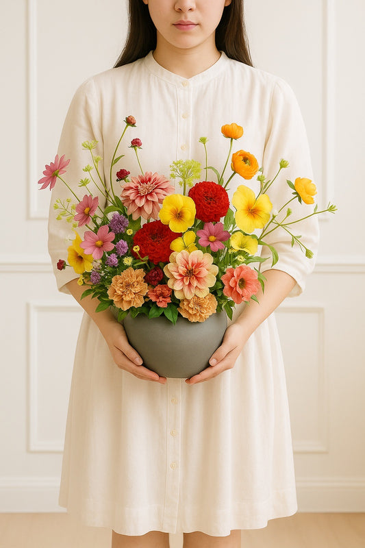 お祝い華やかアレンジメント【L】レギュラー