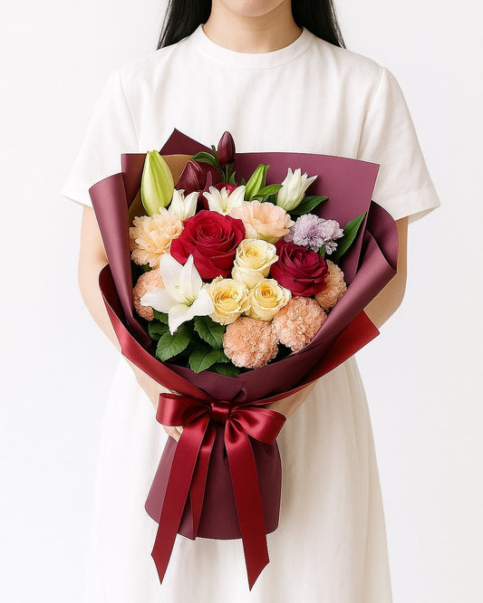 華やかな贈り物花束【LL】