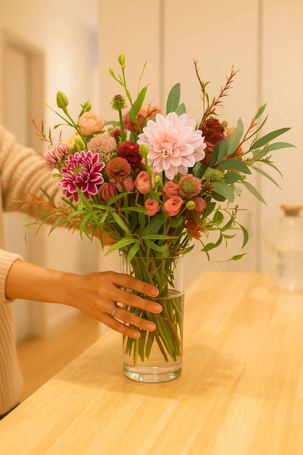 特別な日の花束【L】