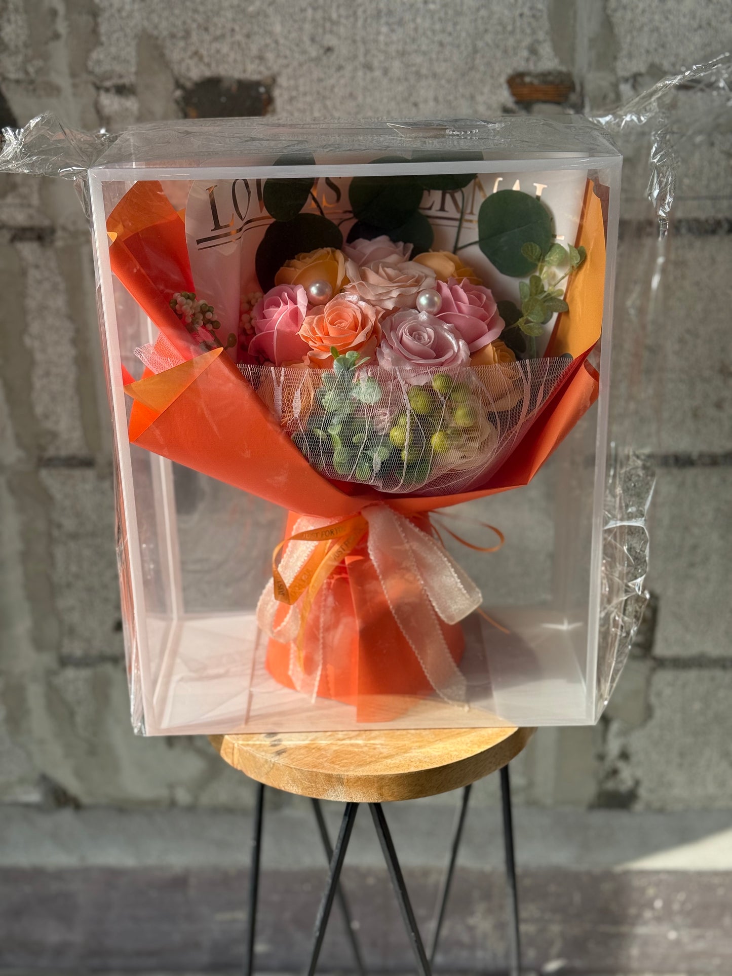 人気No.3　オシャレラメの花束サボンフラワー