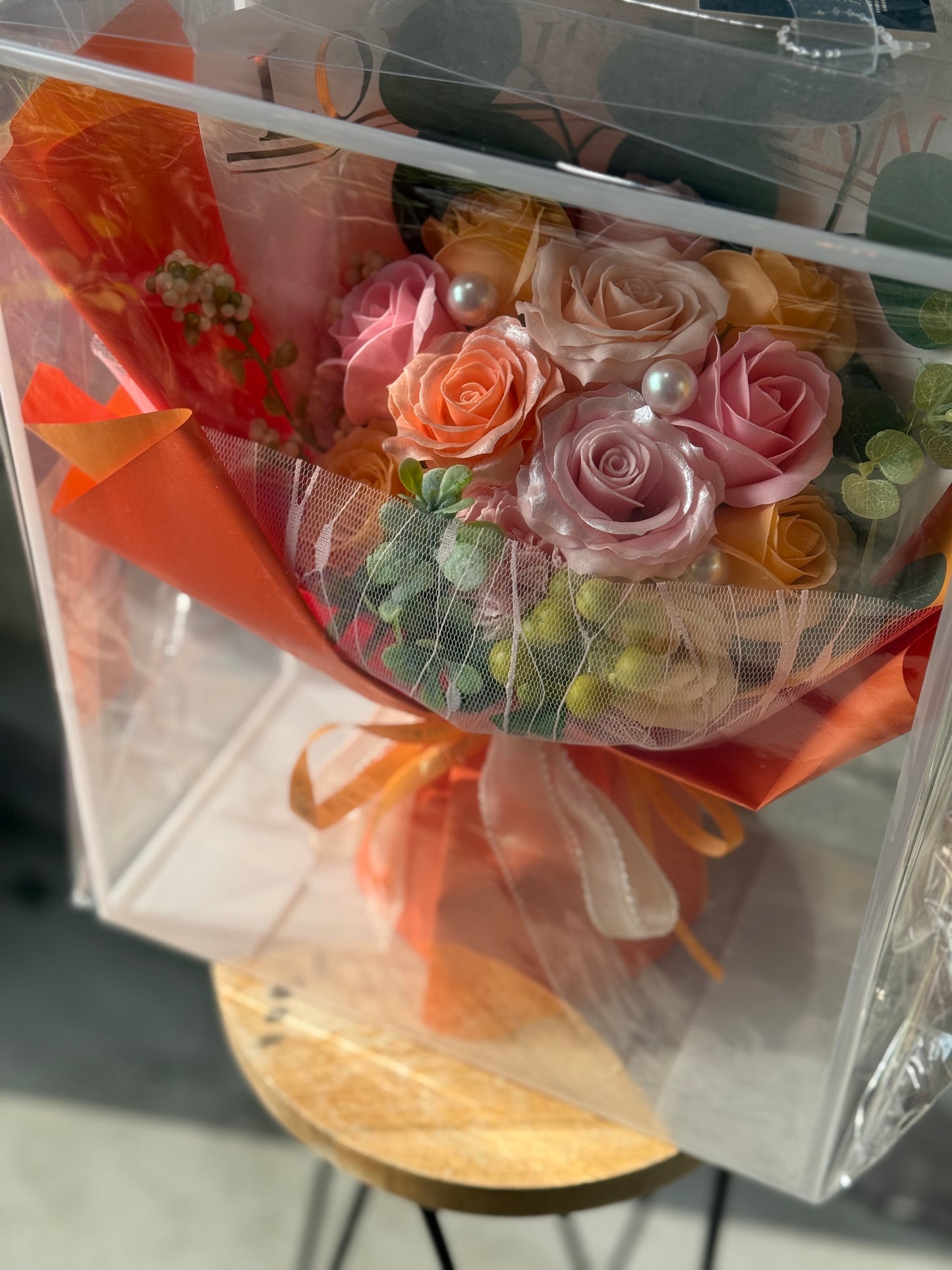 人気No.3　オシャレラメの花束サボンフラワー