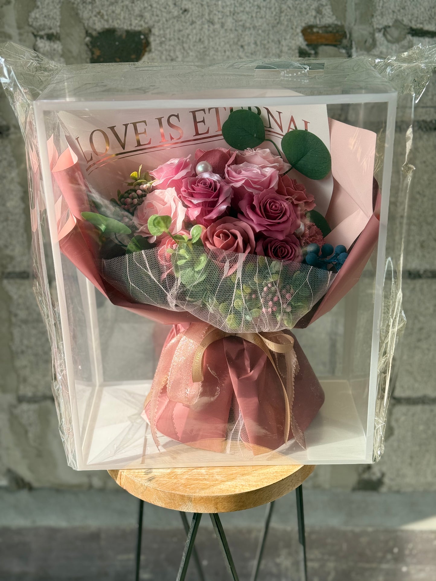 人気No.3　オシャレラメの花束サボンフラワー