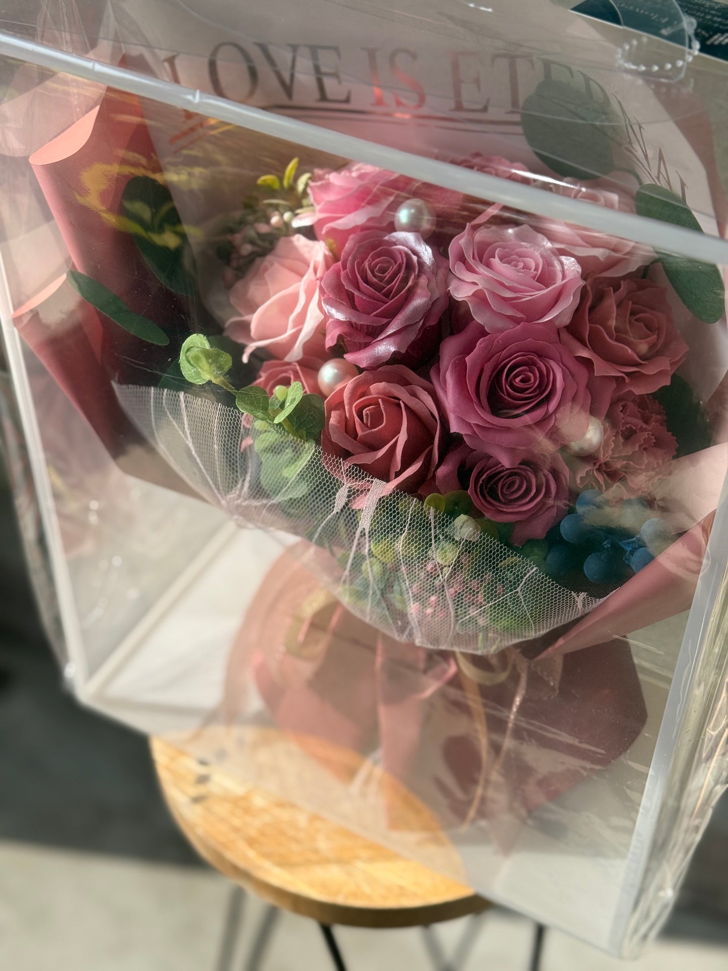 人気No.3　オシャレラメの花束サボンフラワー