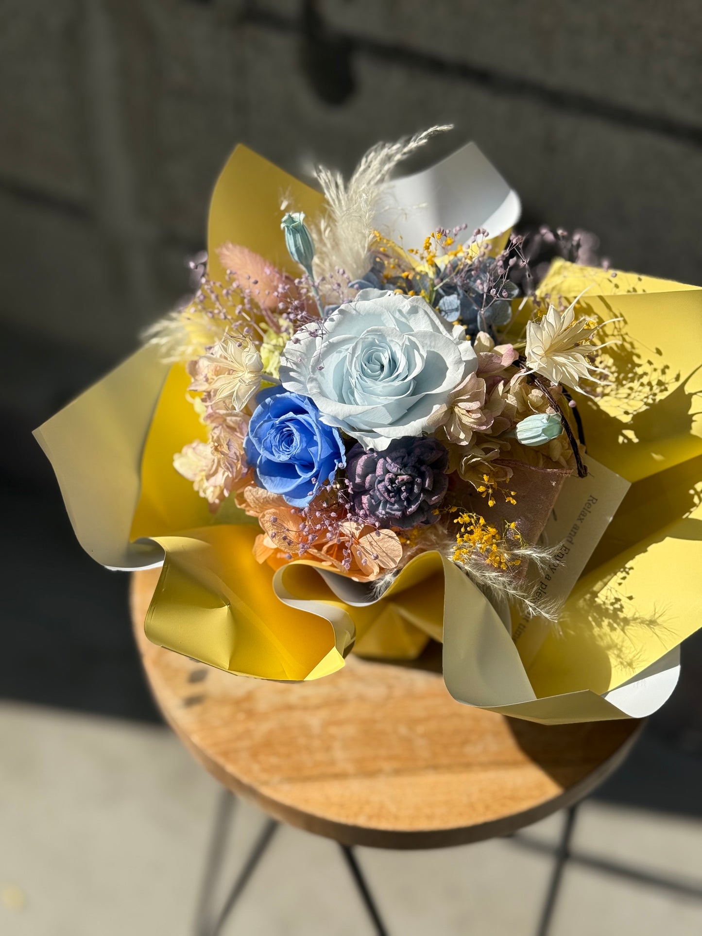 花束風プリザーブドフラワー