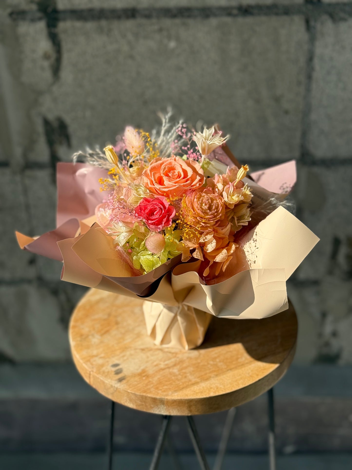 花束風プリザーブドフラワー