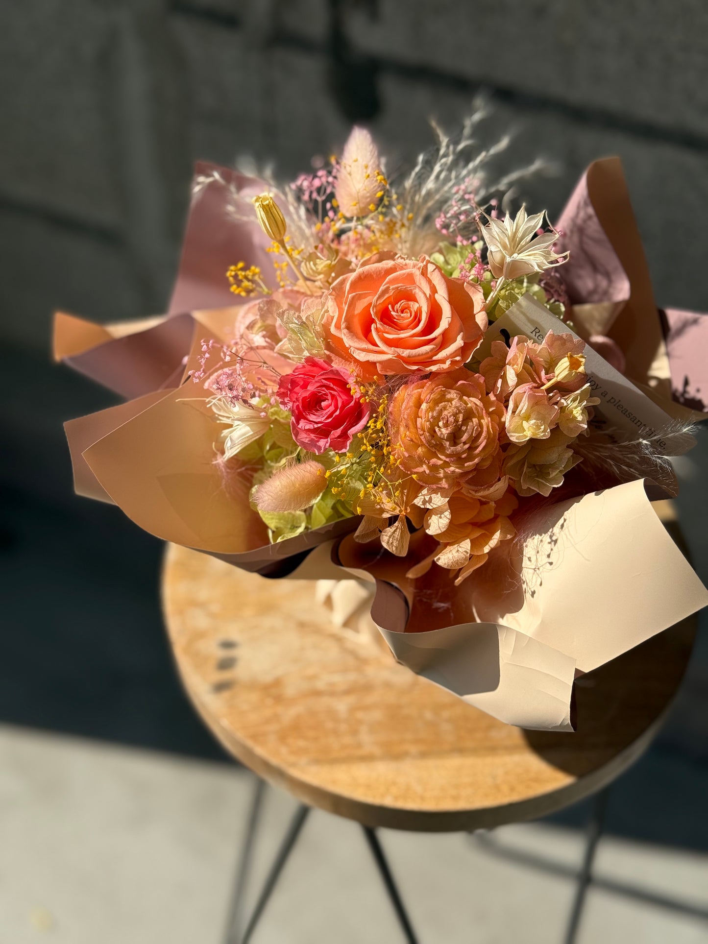 花束風プリザーブドフラワー