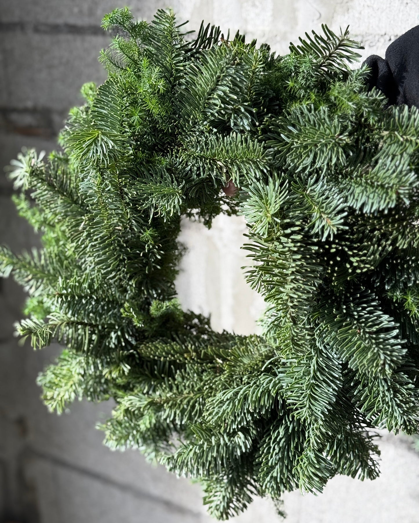 オーナ手作り最高級モミを使った【Xmas リース🌲】直接アメリカオレゴン州から輸入した最高級のモミを使用香りも良く日持ちも1ヵ月以上当店オリジナルのリースはいかがでしょうか