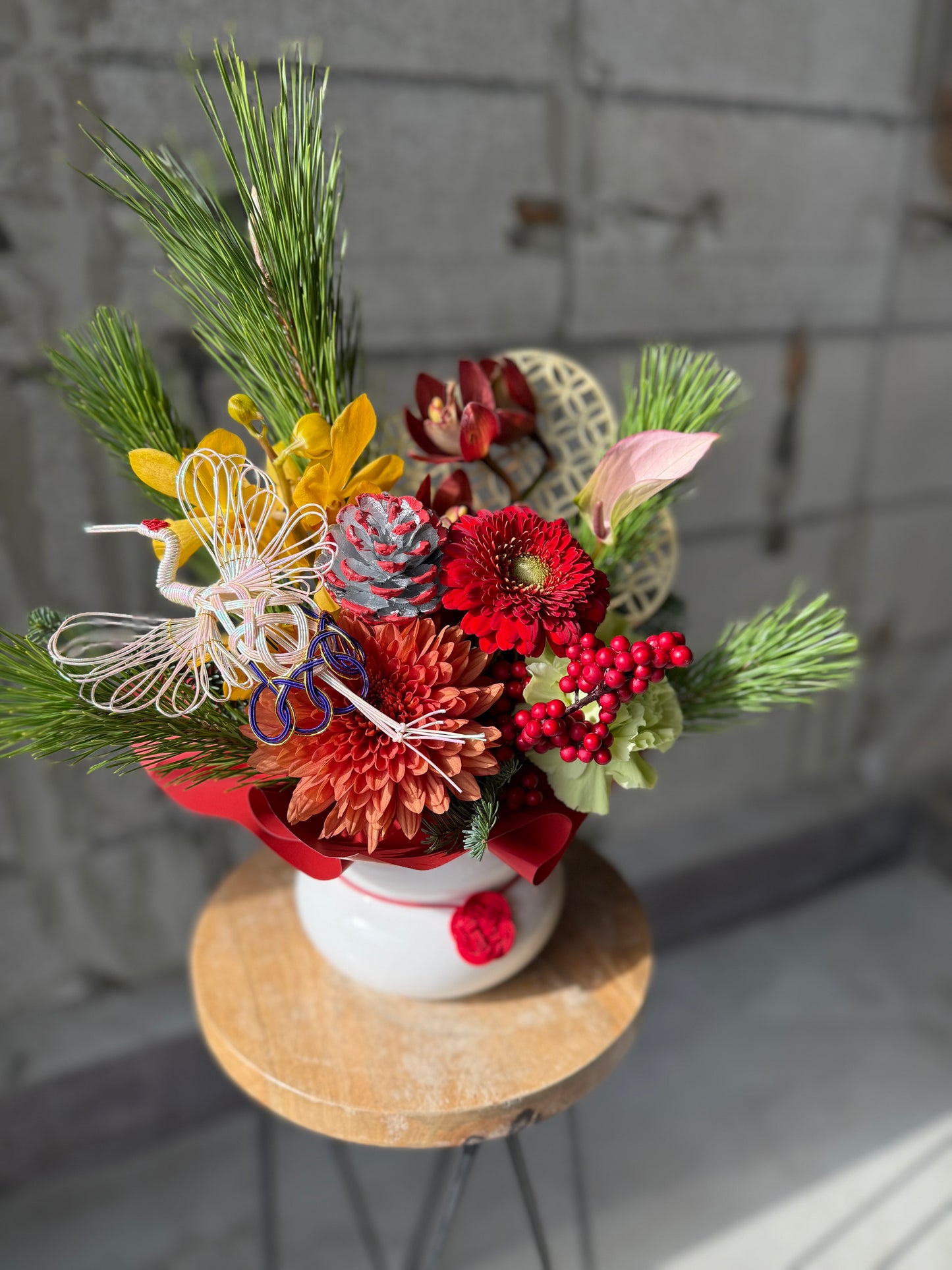 毎年大人気！！もちアレンジメント【12/26以降の発送】