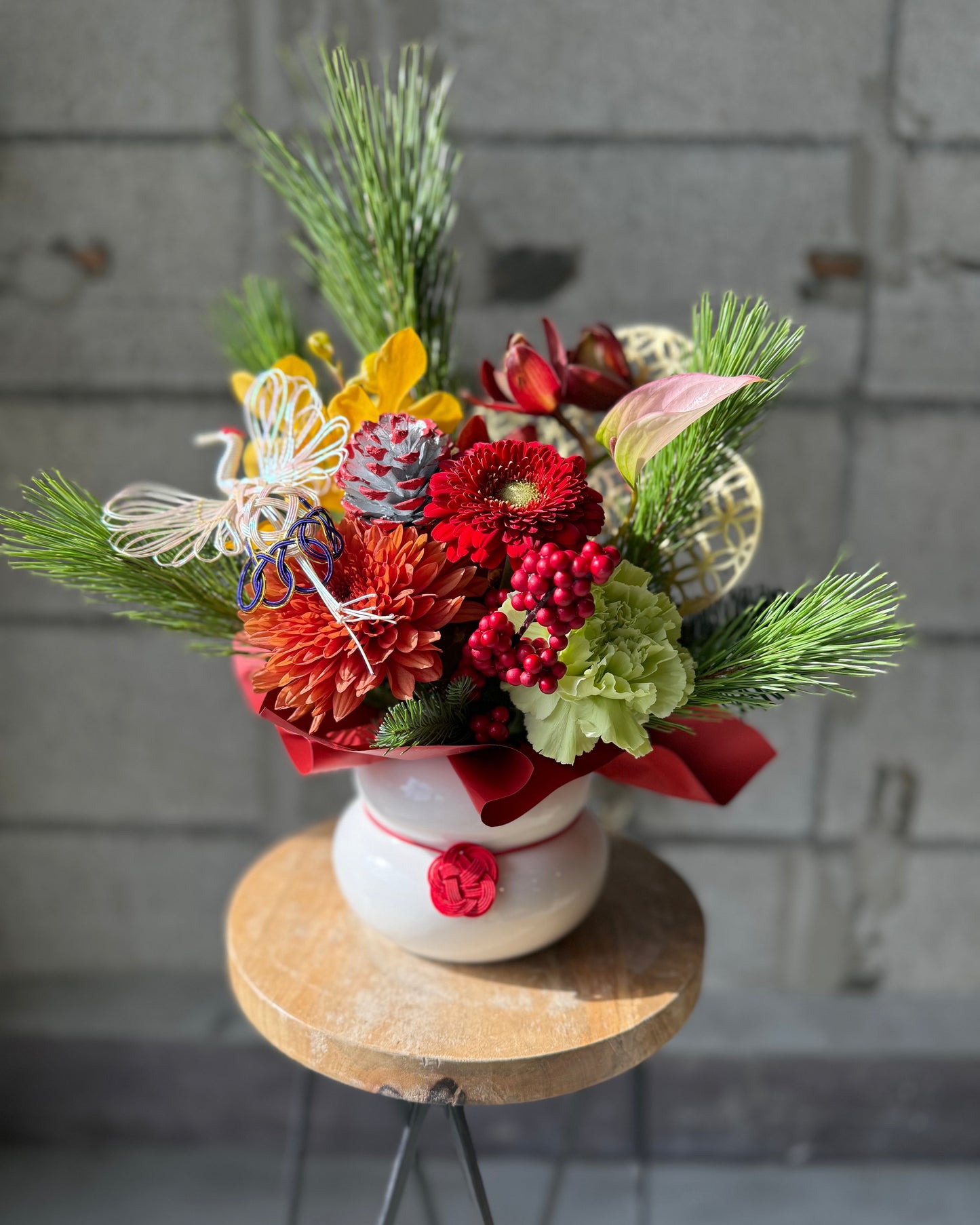 毎年大人気！！もちアレンジメント【12/26以降の発送】