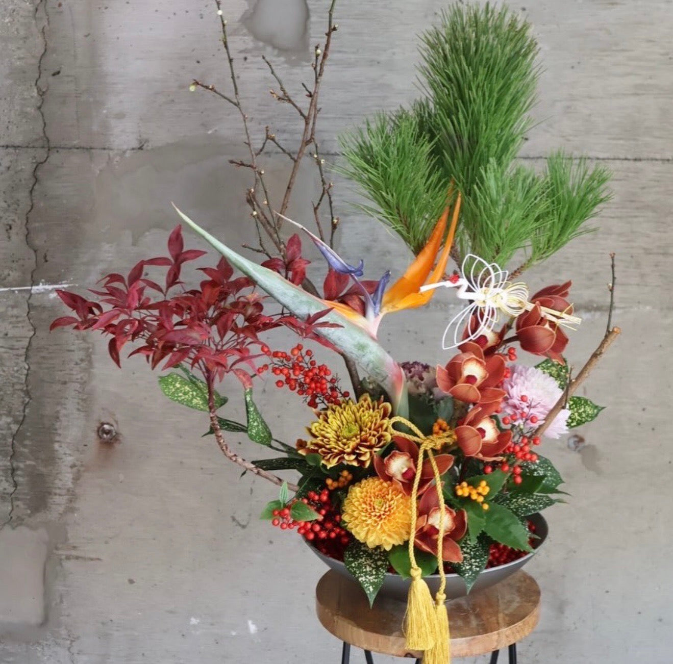 迎春アレンジメント【12/26以降の発送】