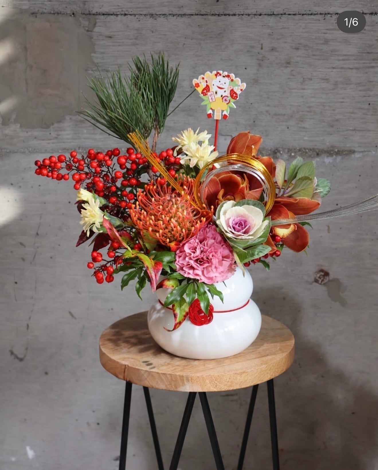 毎年大人気！！もちアレンジメント【12/26以降の発送】