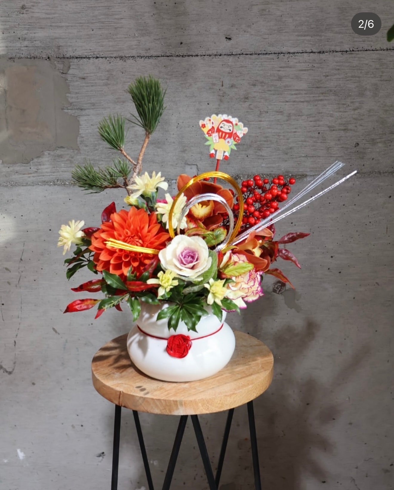 毎年大人気！！もちアレンジメント【12/26以降の発送】