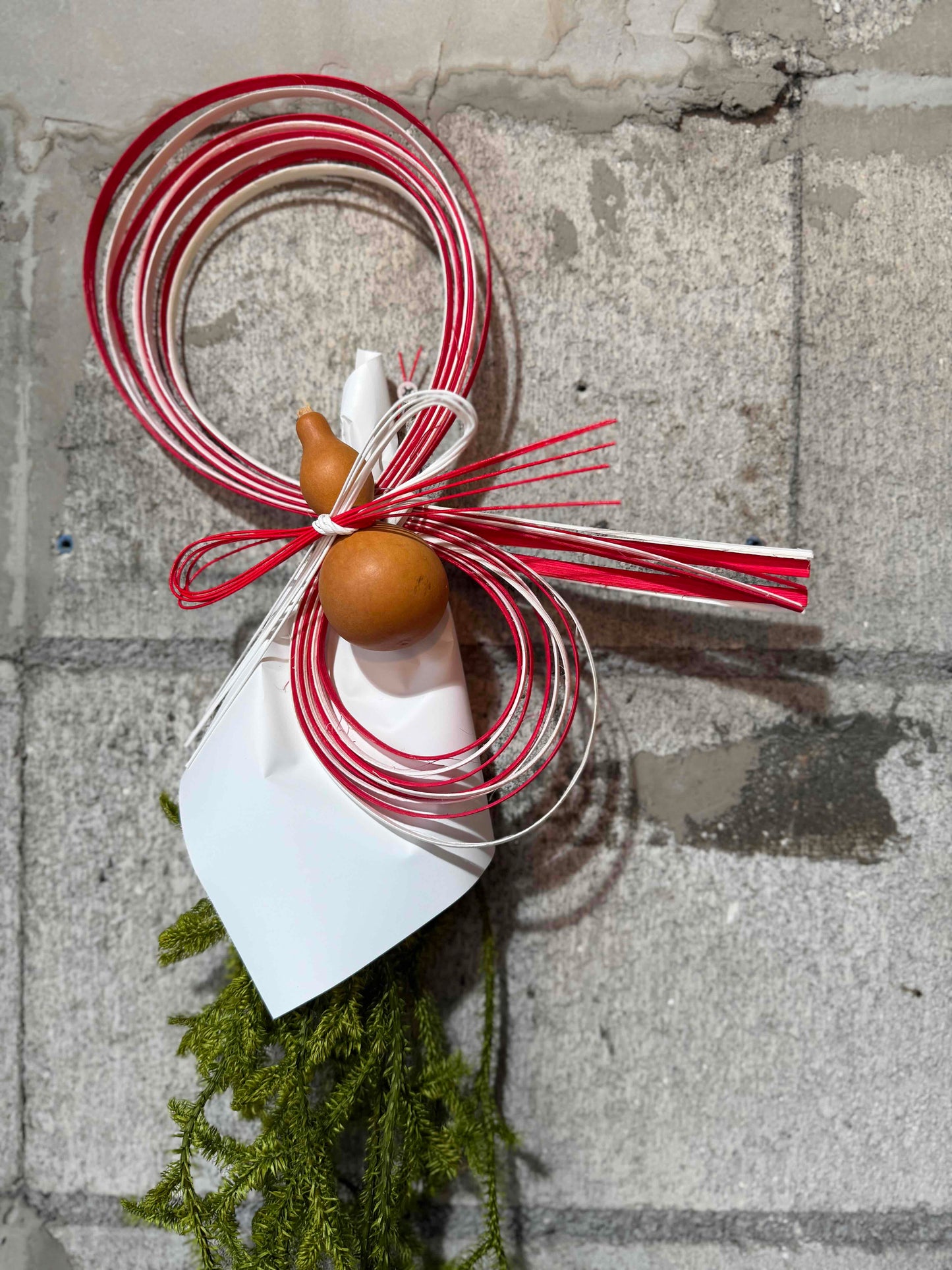 ★造花★【数量限定！！】一点ものしめ飾り