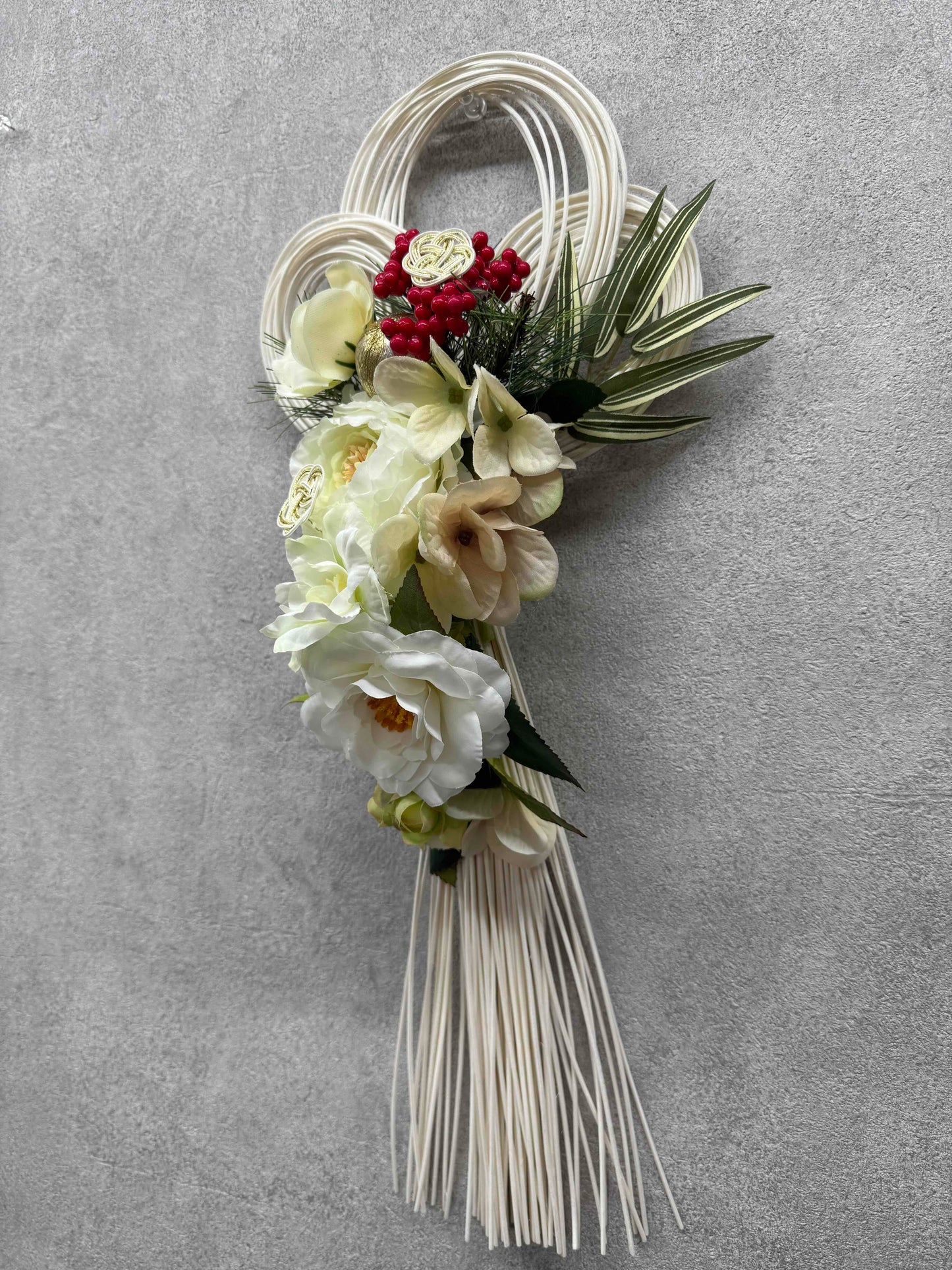 ★造花★【数量限定！！】一点ものしめ飾り