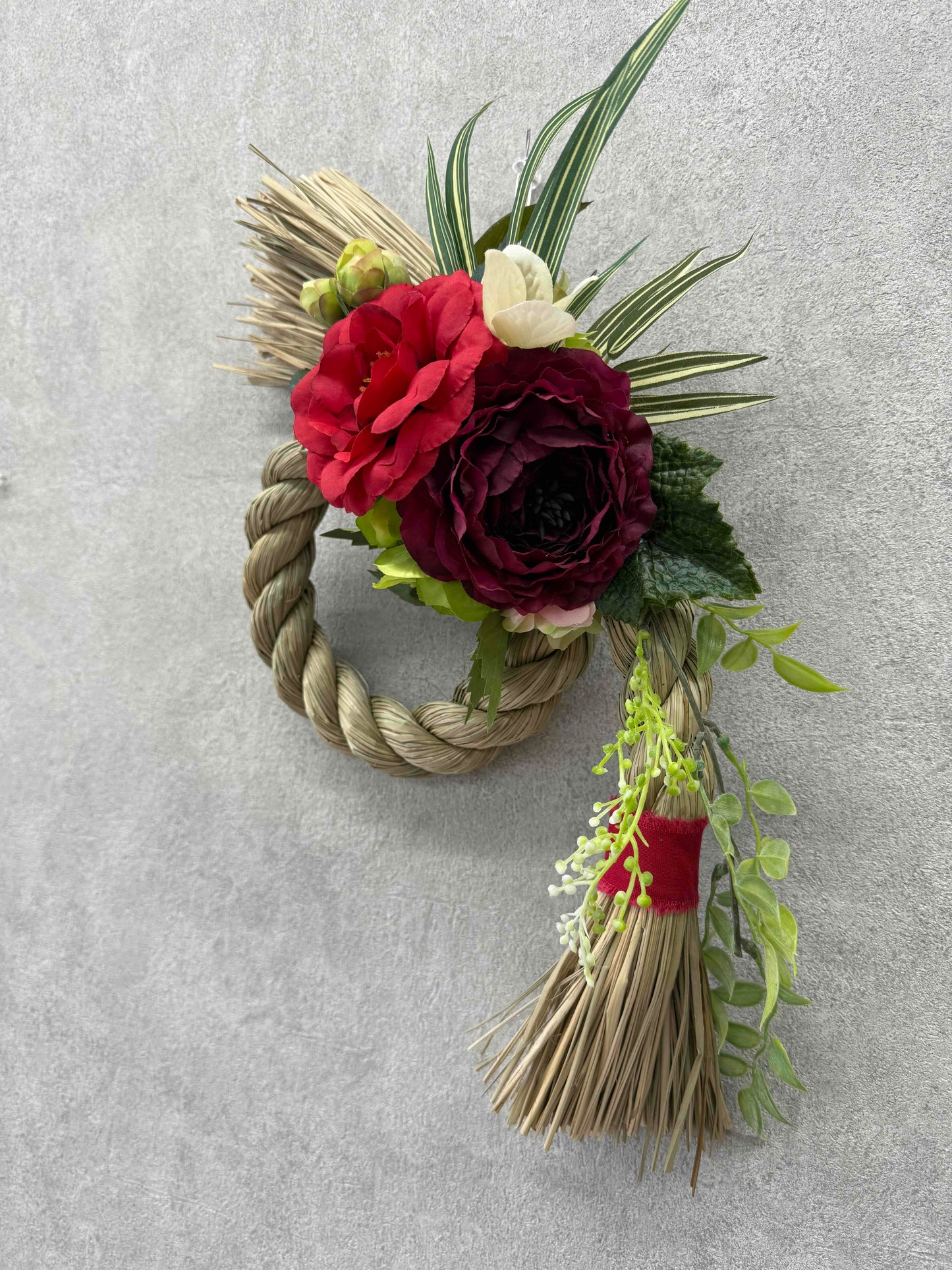 ★造花★【数量限定！！】一点ものしめ飾り