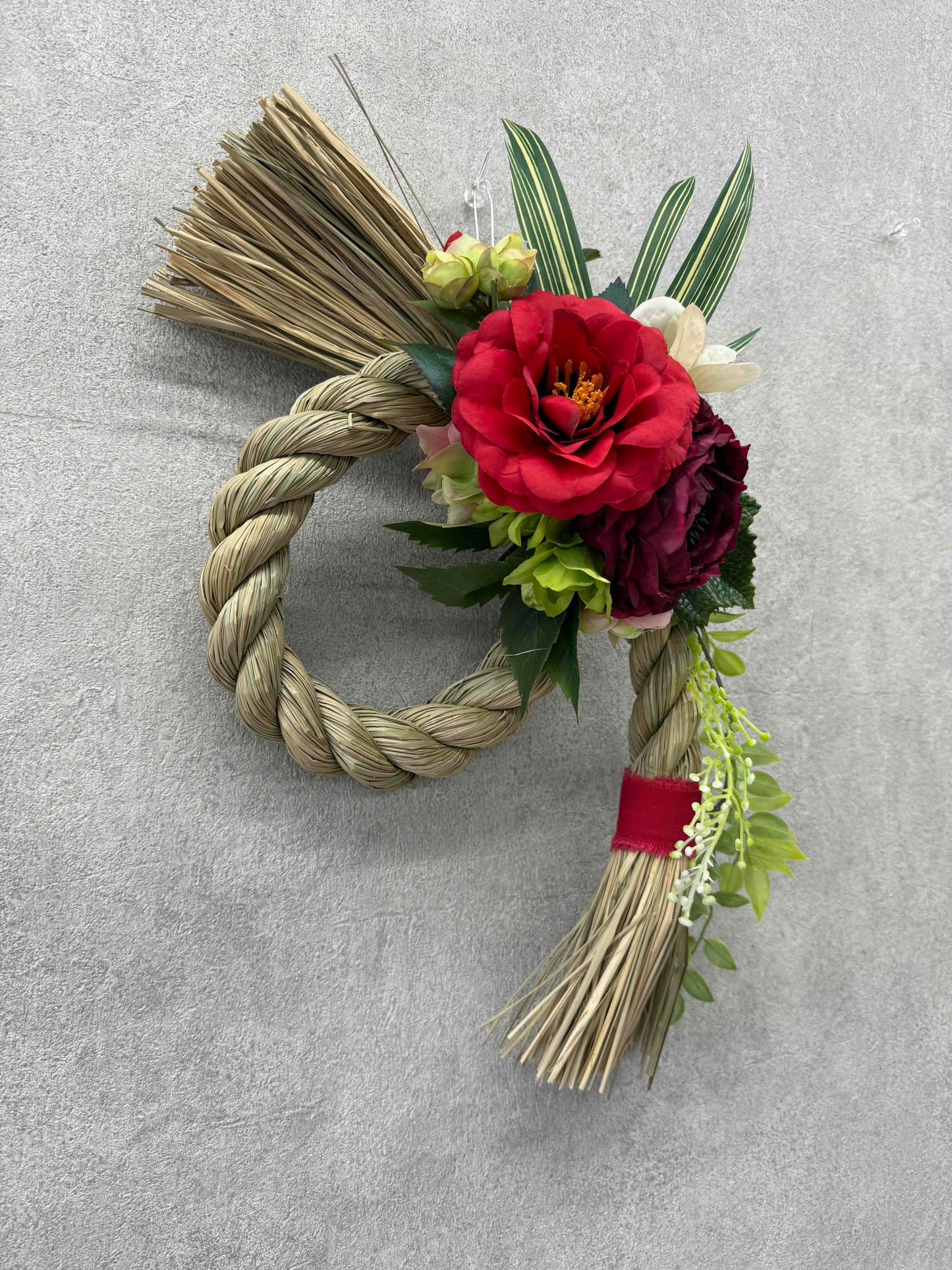 ★造花★【数量限定！！】一点ものしめ飾り