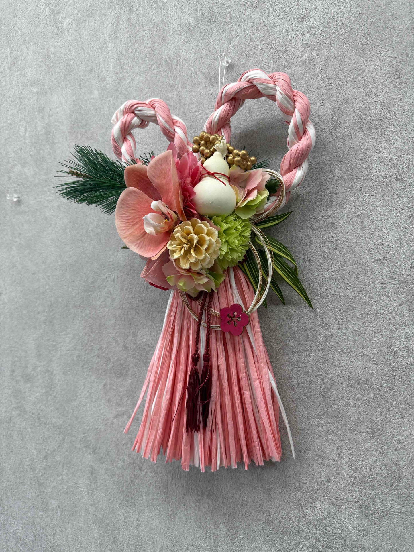 ★造花★【数量限定！！】一点ものしめ飾り