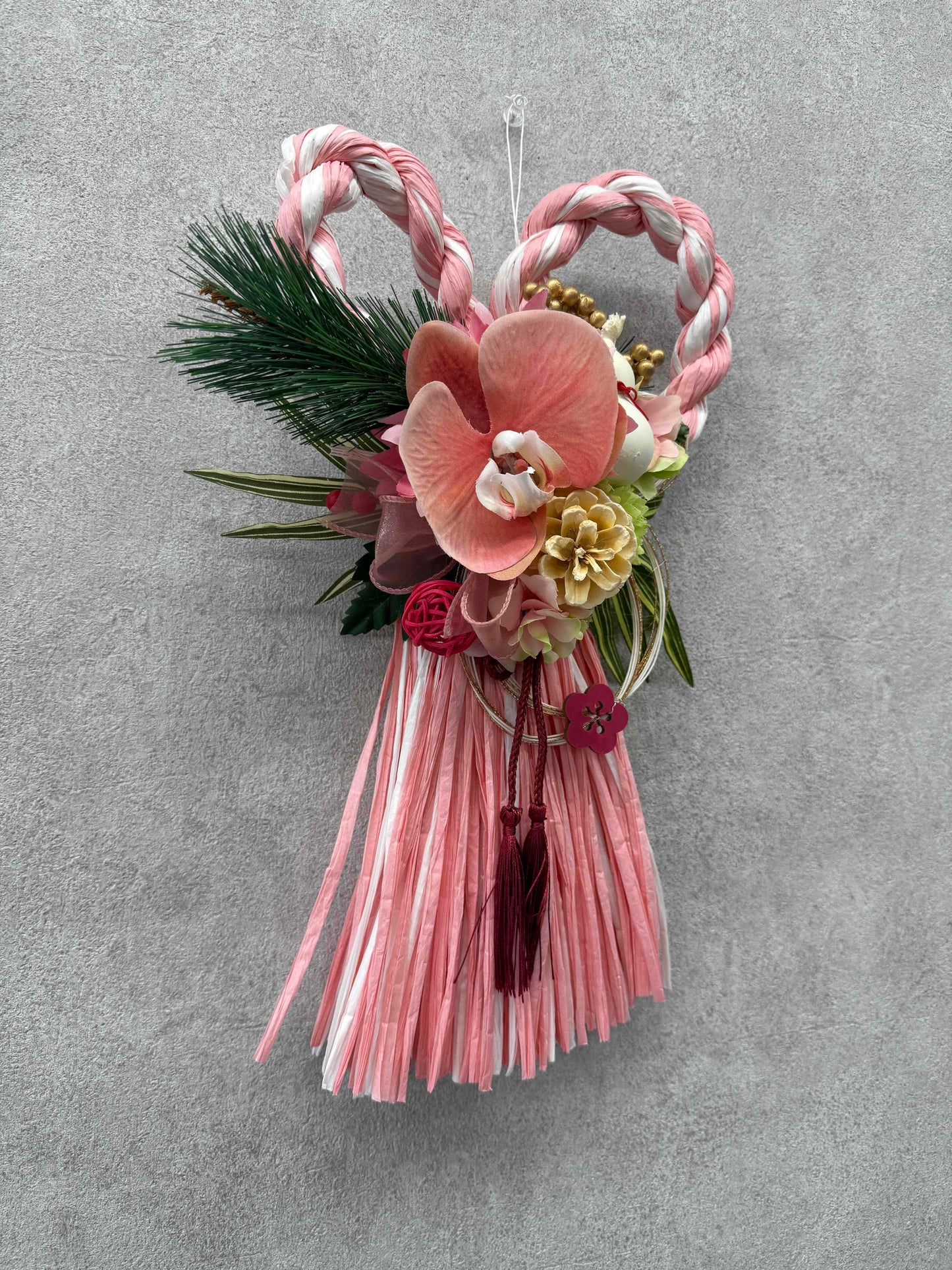 ★造花★【数量限定！！】一点ものしめ飾り