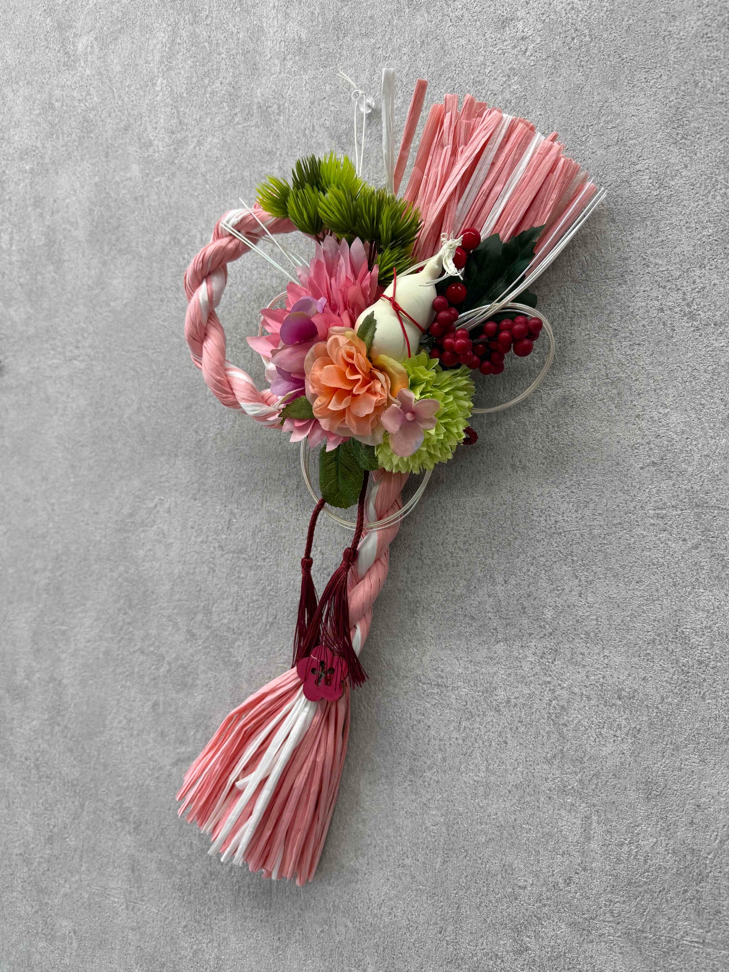 ★造花★【数量限定！！】一点ものしめ飾り