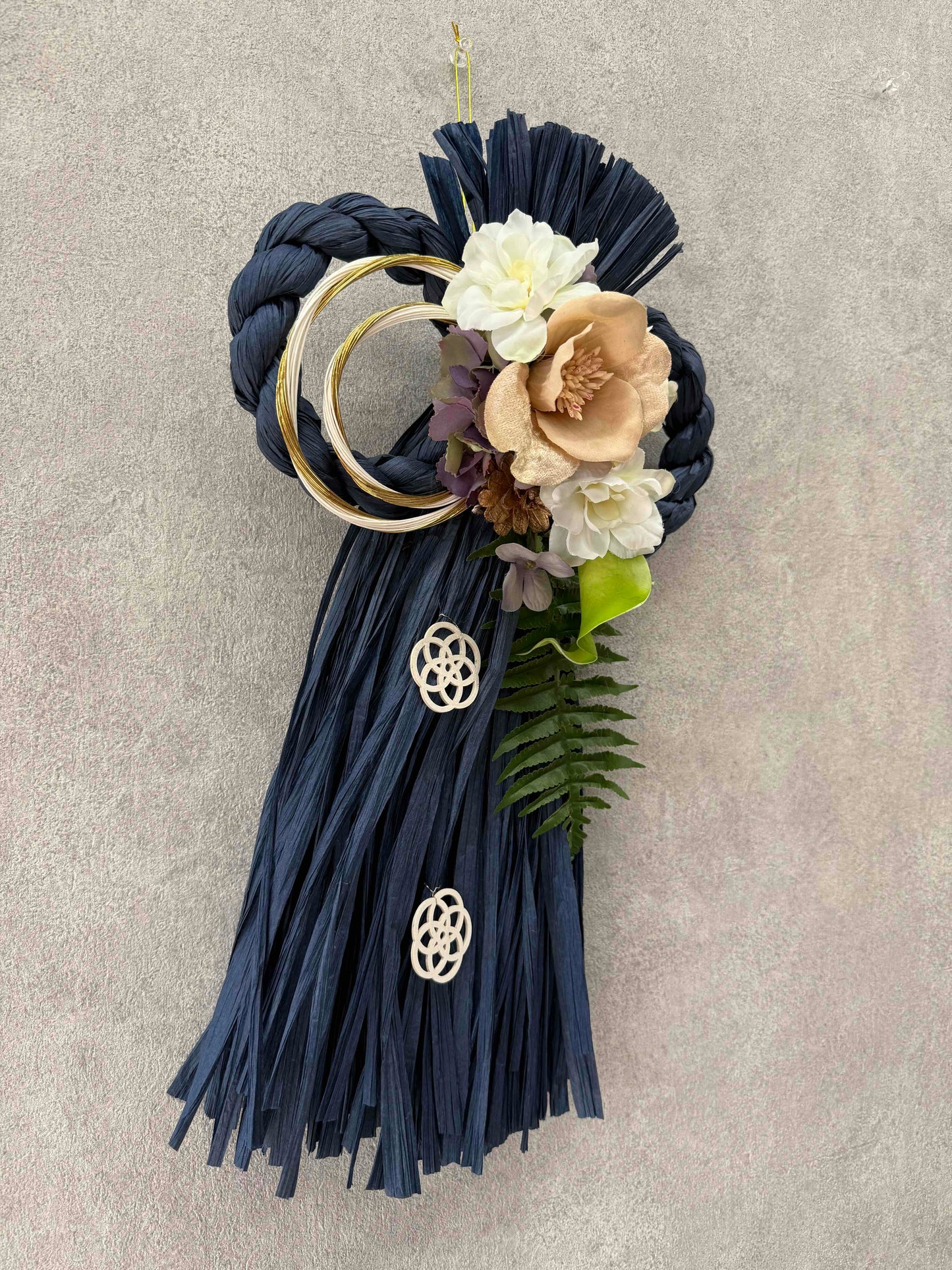 ★造花★【数量限定！！】一点ものしめ飾り