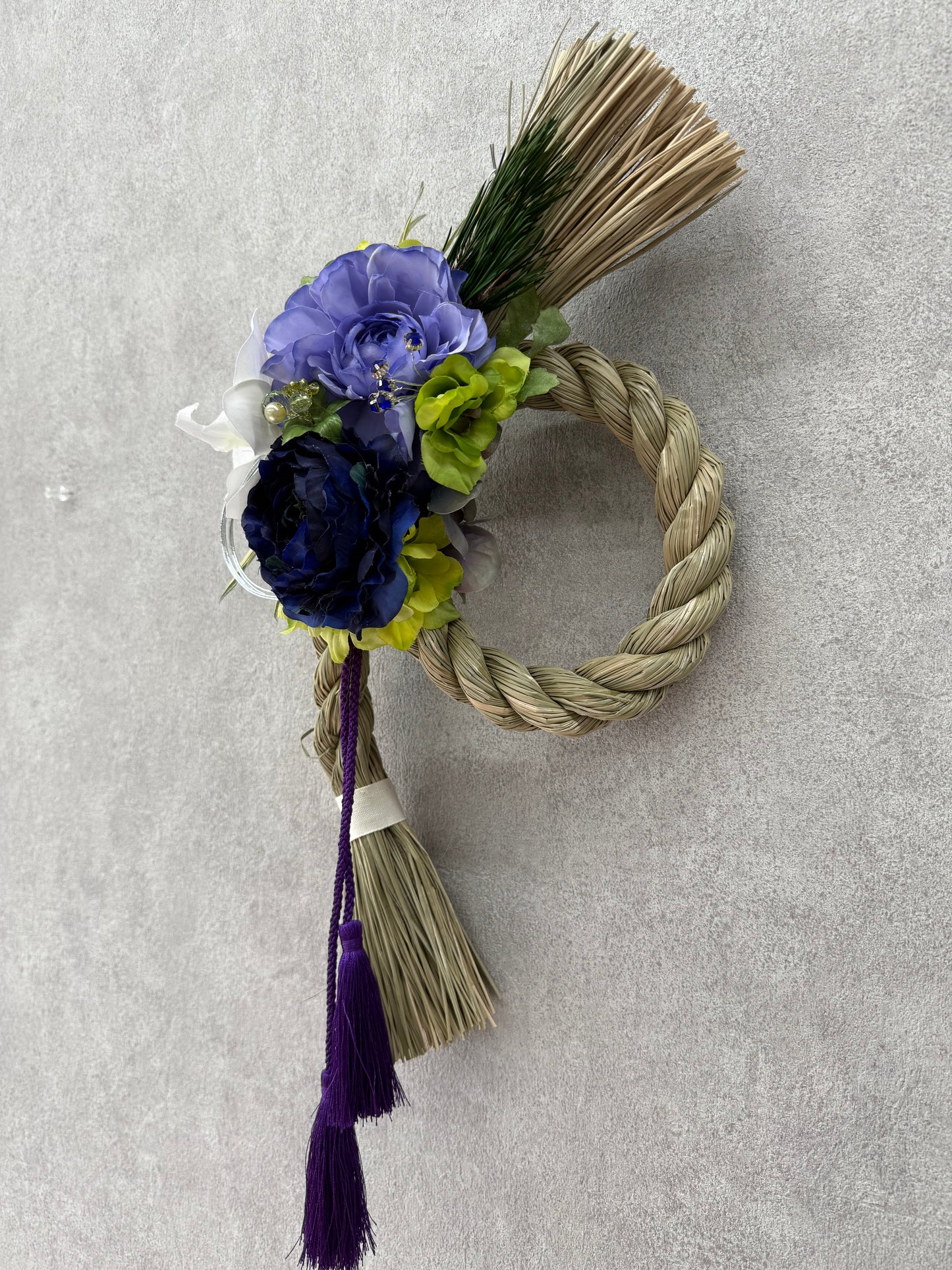 ★造花★【数量限定！！】一点ものしめ飾り