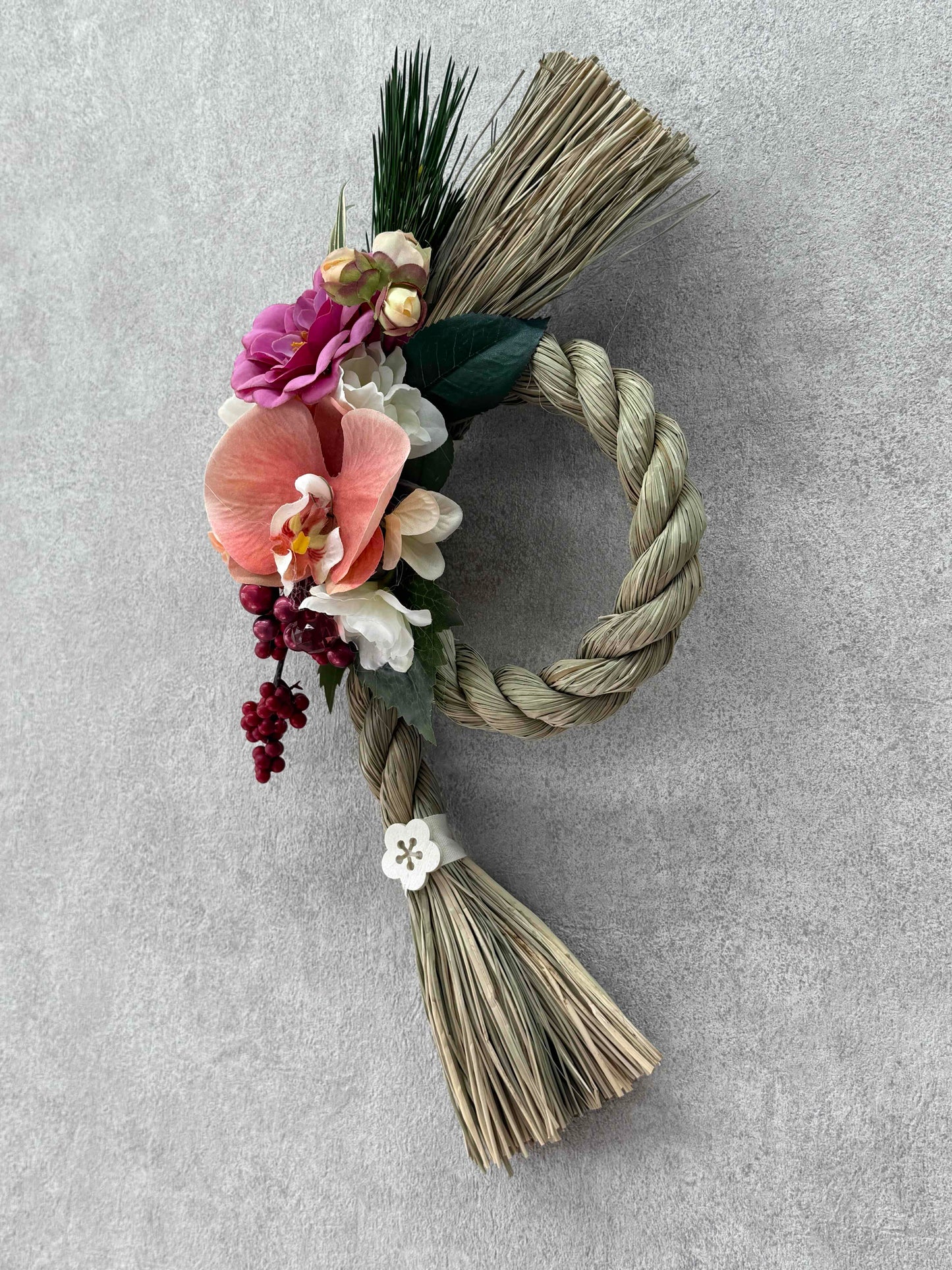 ★造花★【数量限定！！】一点ものしめ飾り