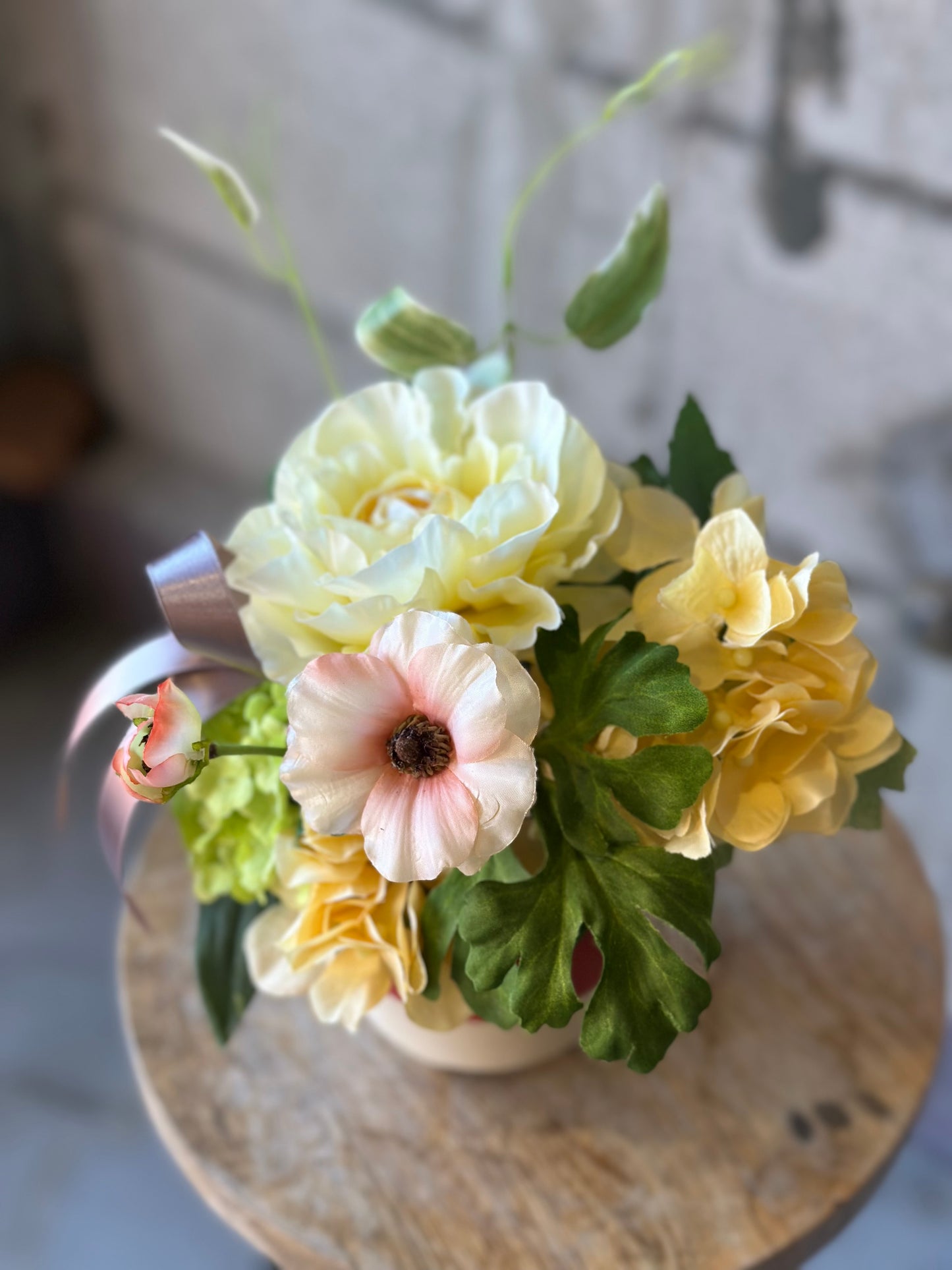 お供えにも使えるミニアレンジメント （現品）