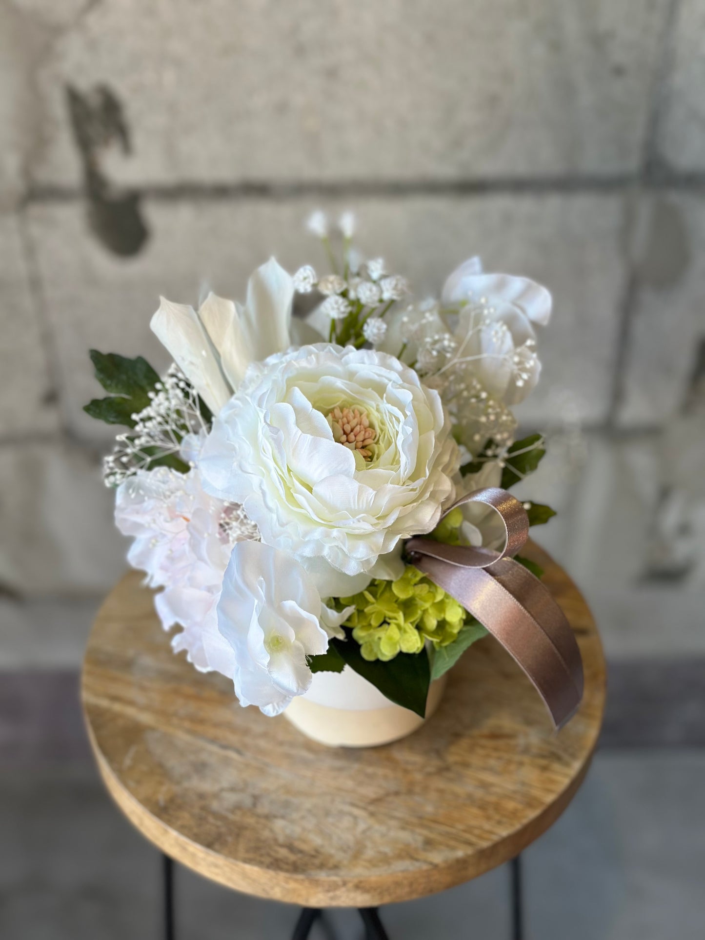 お供えにも使えるミニアレンジメント （現品）