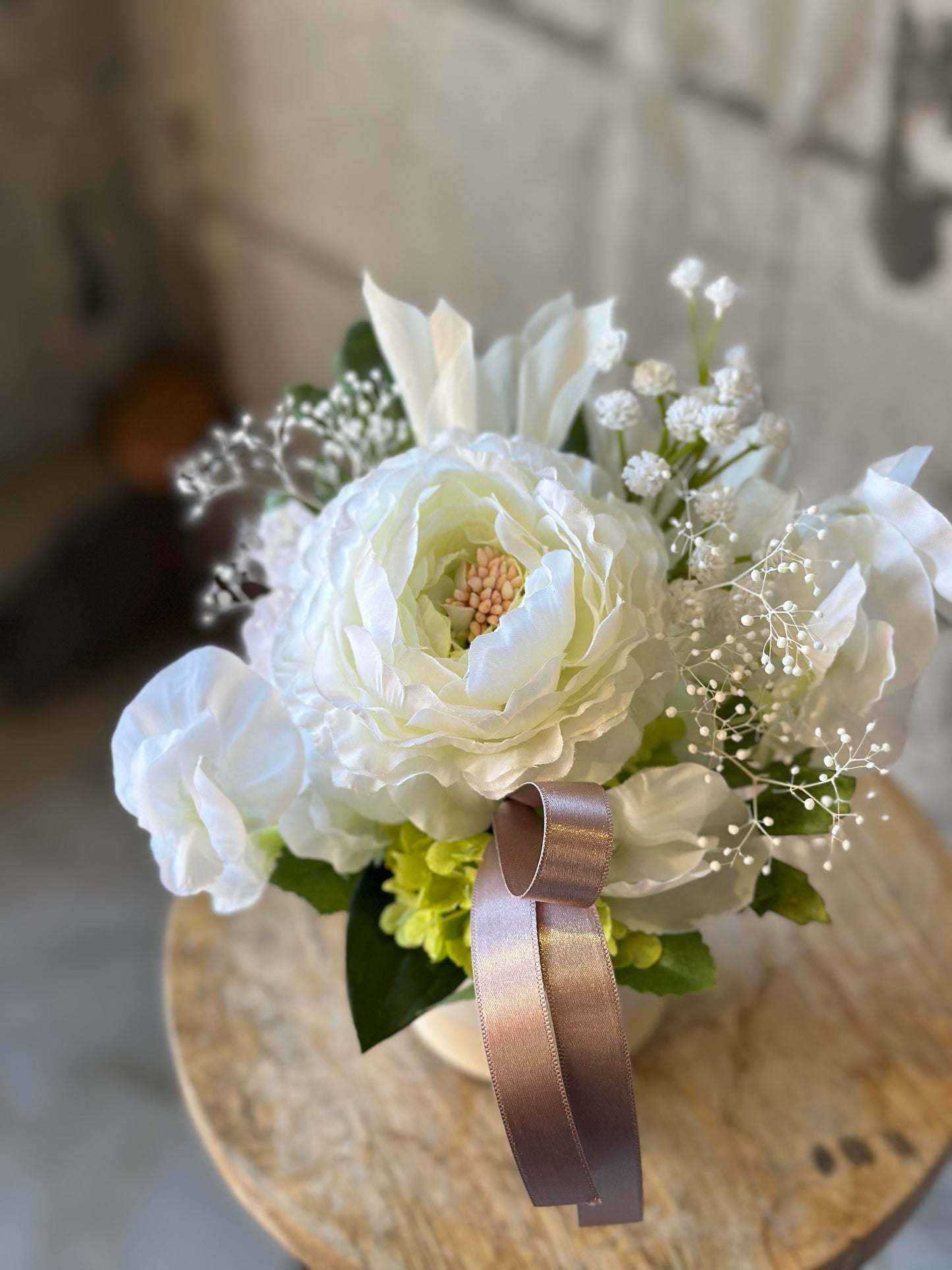 お供えにも使えるミニアレンジメント （現品）